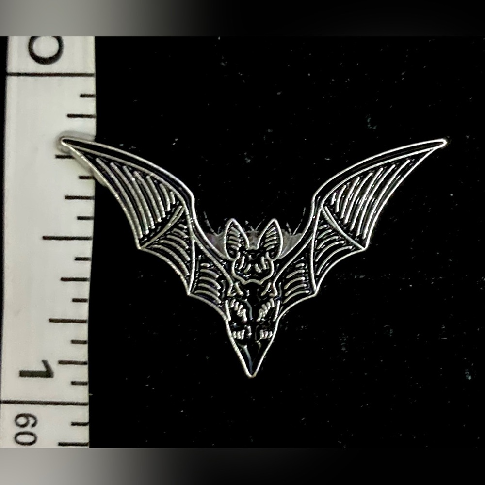 Halloween Bat Lapel Pin - Picture 3 of 4